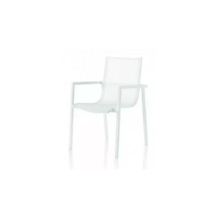 Fauteuil de Repas White Alu Blanc