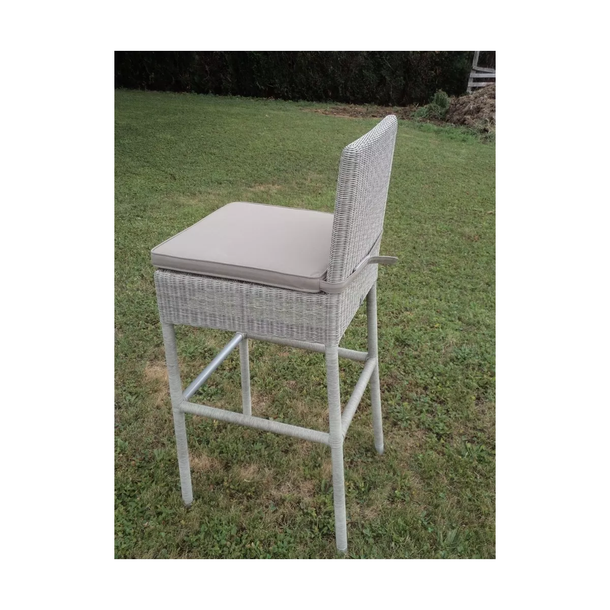 Tabouret de Bar Résine Gris