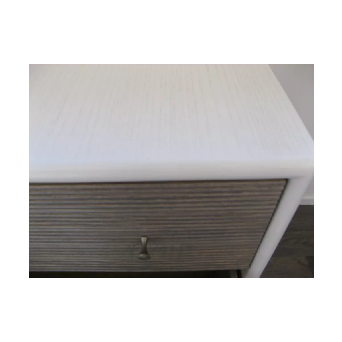 Commode Sendaï Bicolore Blanc et Gris