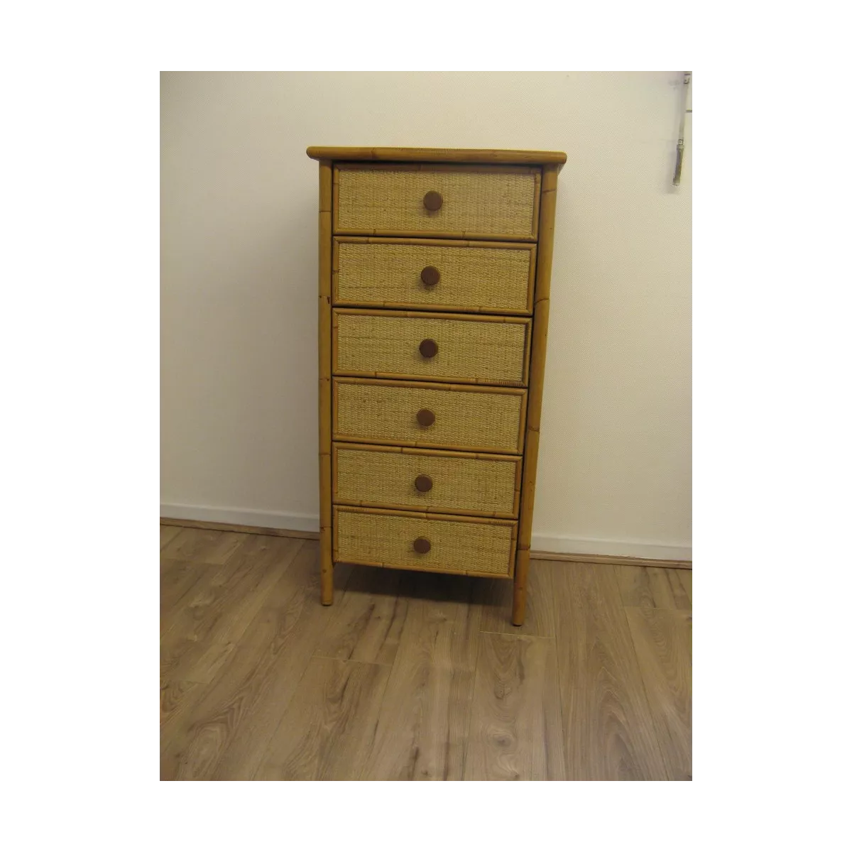 Chiffonnier Bandar en Rotin Naturel