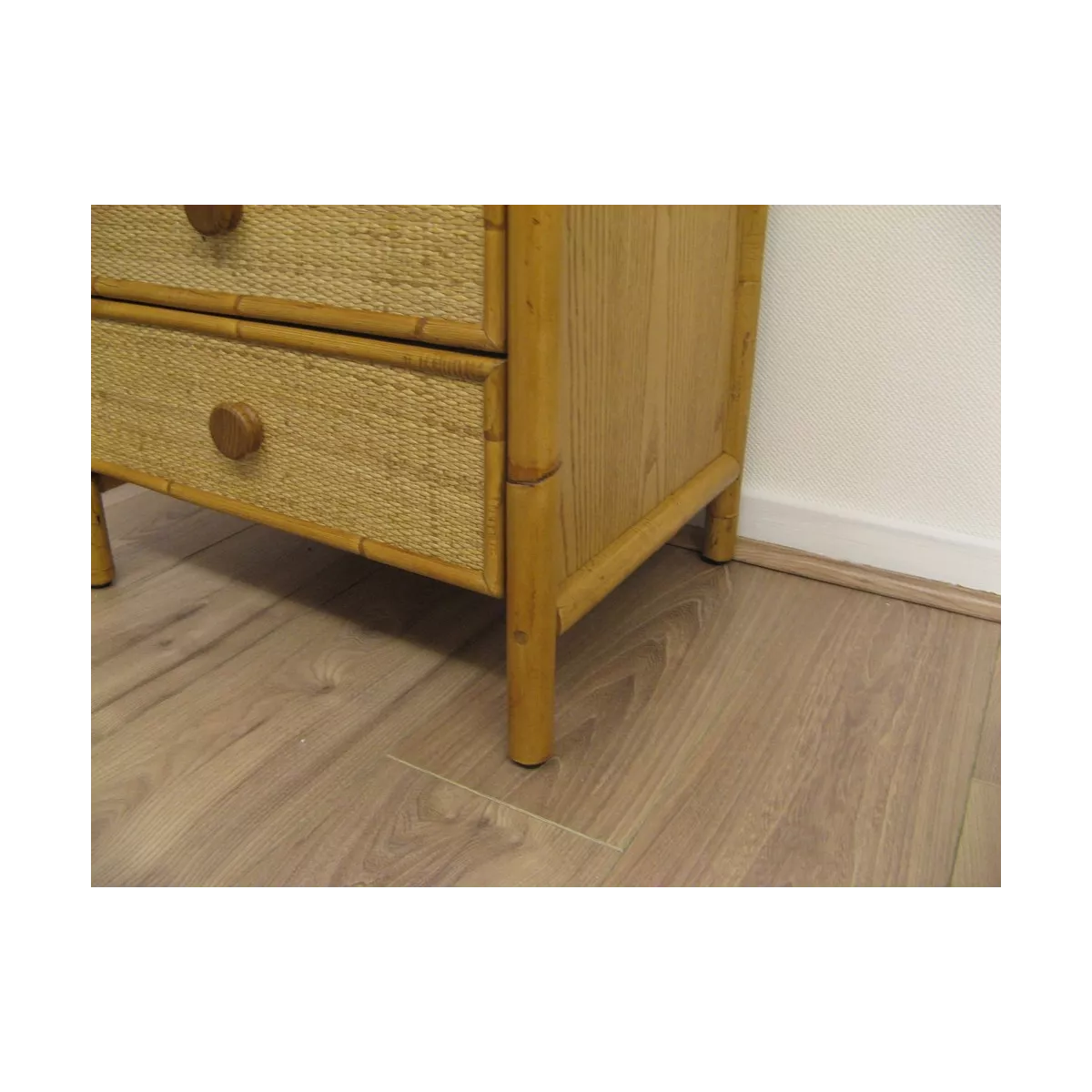 Chiffonnier Bandar en Rotin Naturel