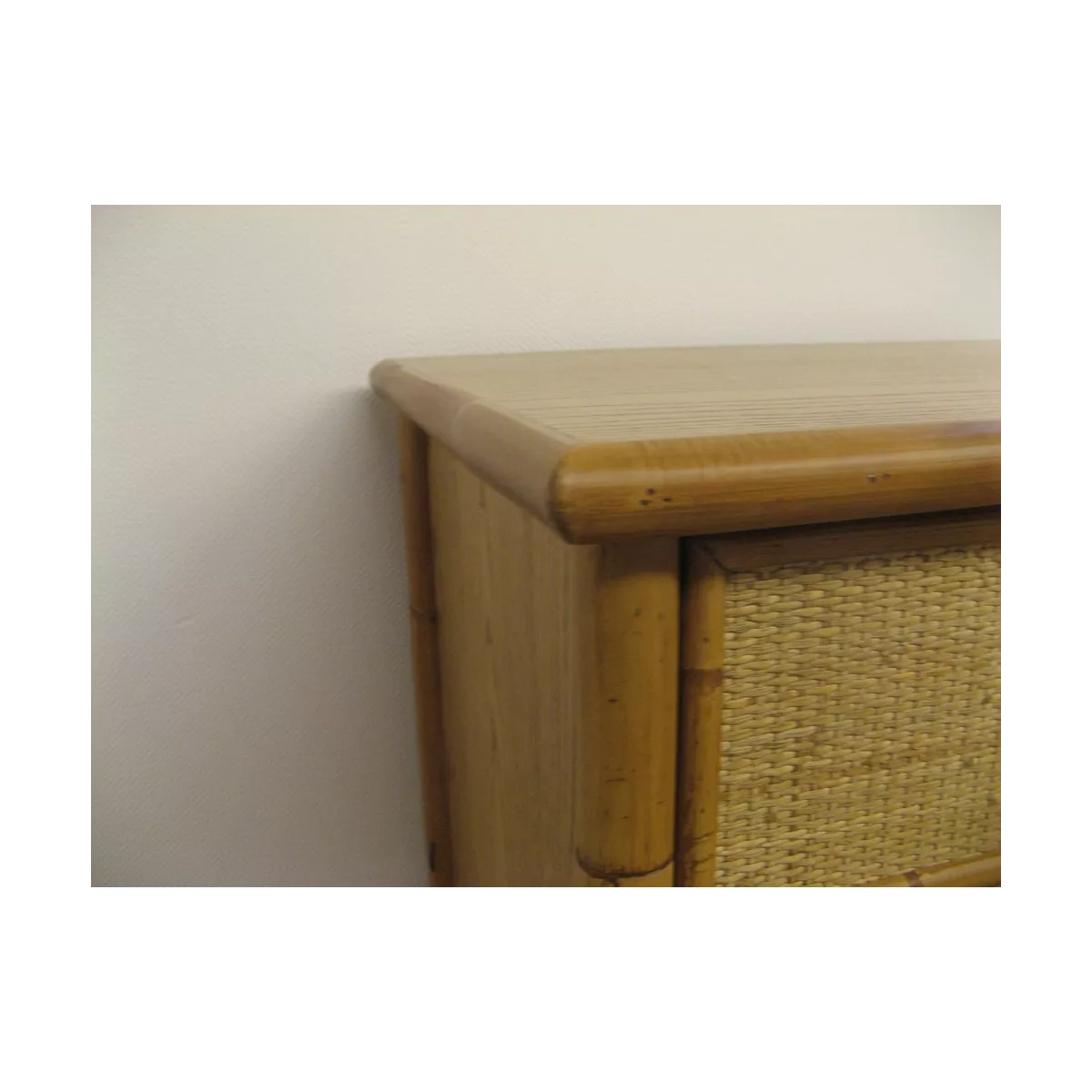 Chiffonnier Bandar en Rotin Naturel