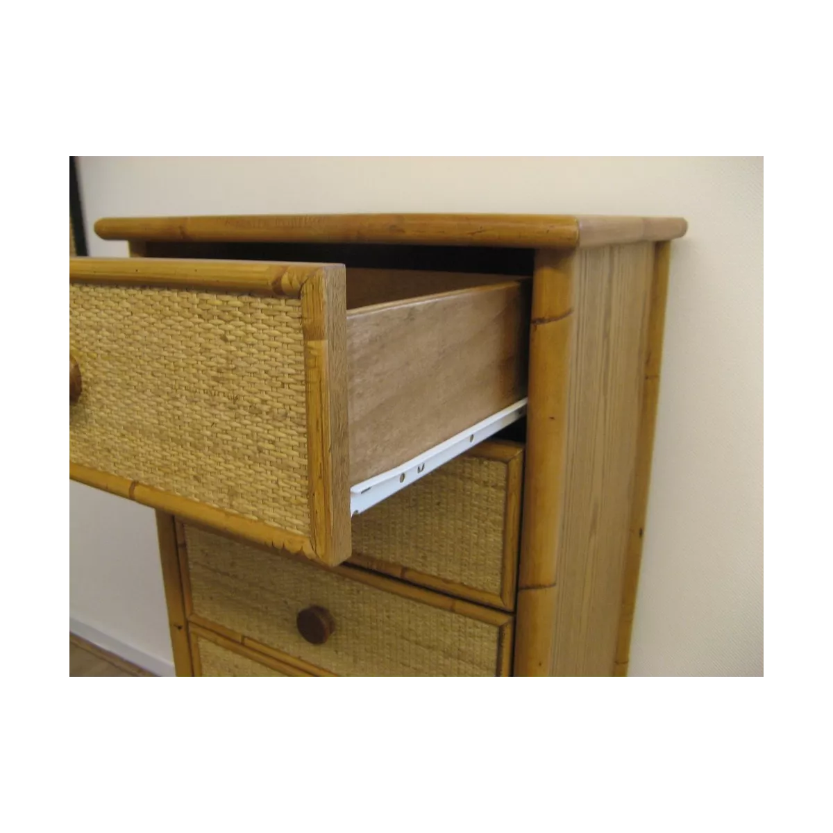 Chiffonnier Bandar en Rotin Naturel