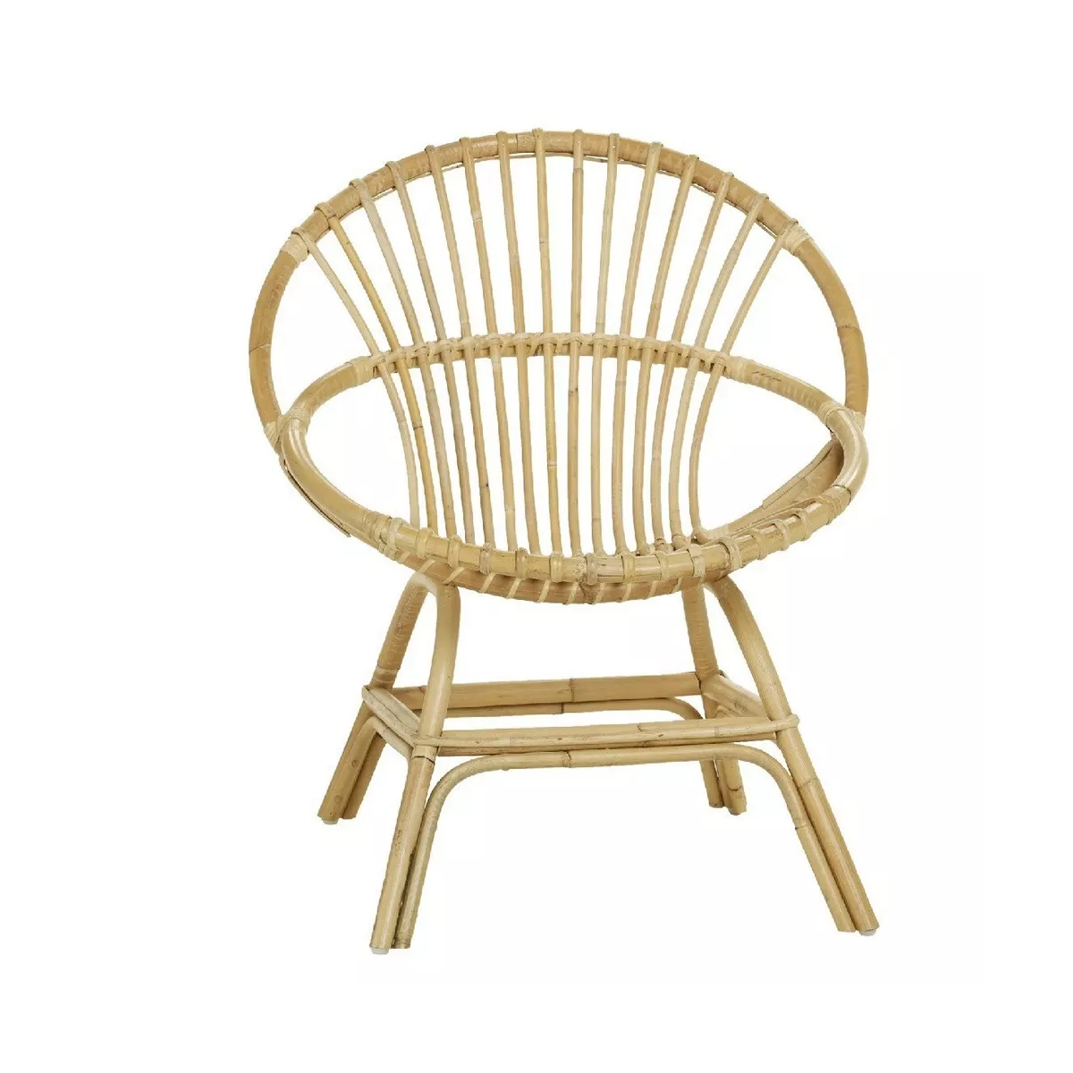 Fauteuil Rotin Brigitte