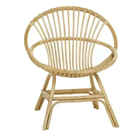 Fauteuil Rotin Brigitte