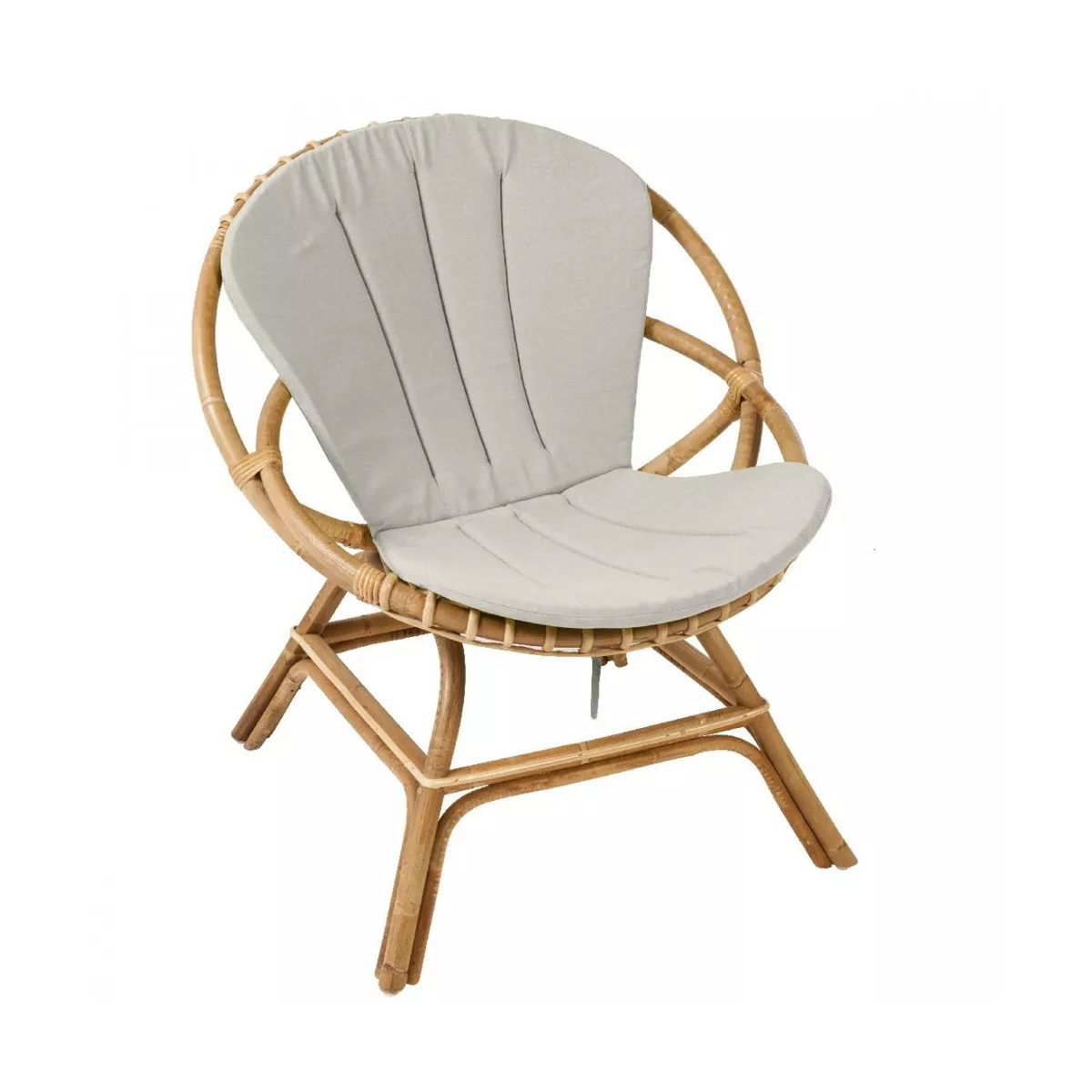 Fauteuil Rotin Brigitte