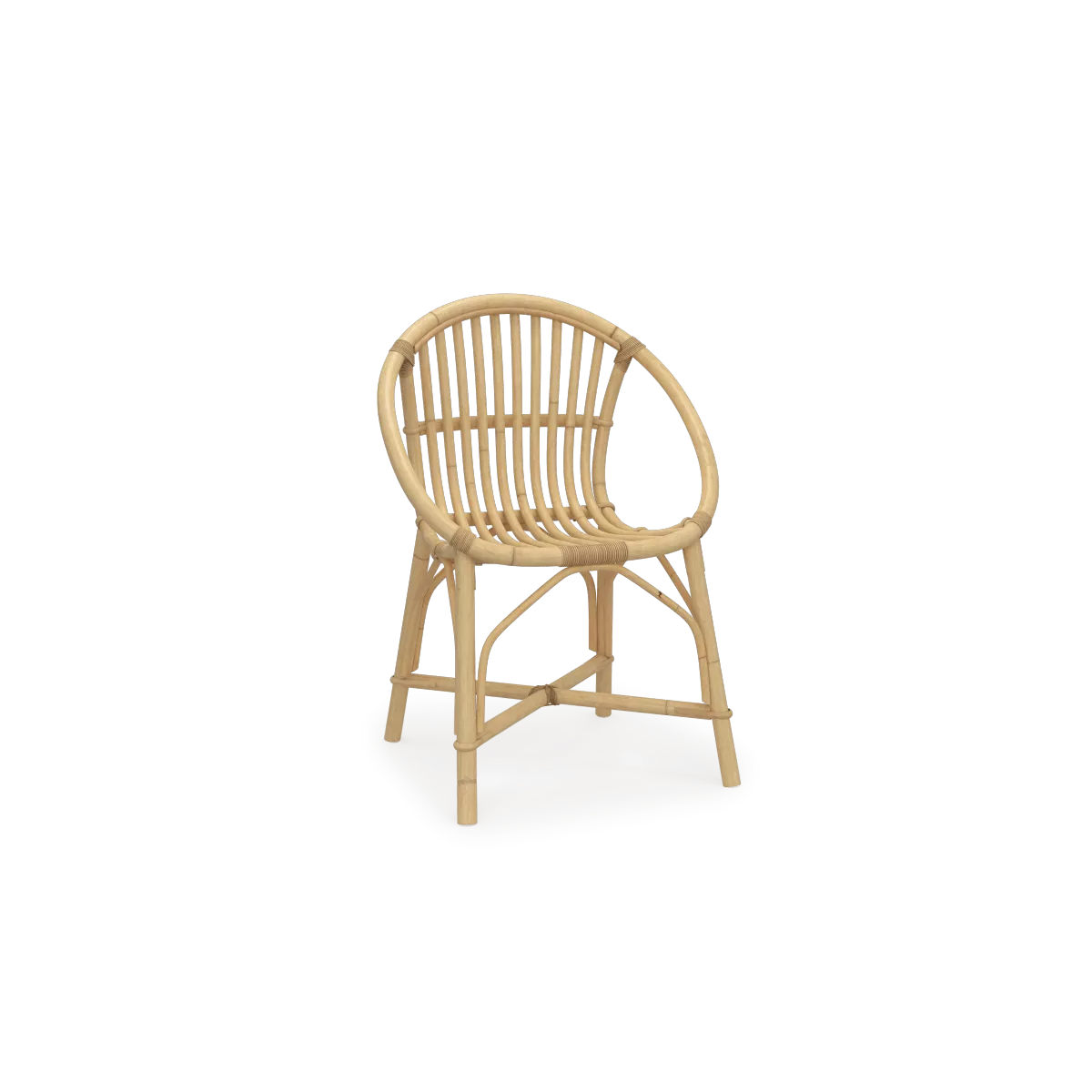 Fauteuil Rotin Bruno