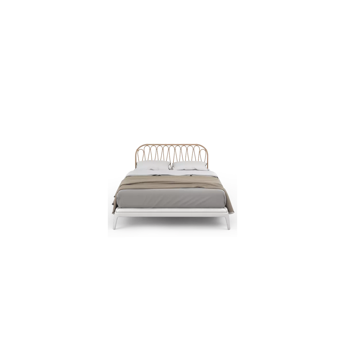 Tête de Lit Vintage en Rotin