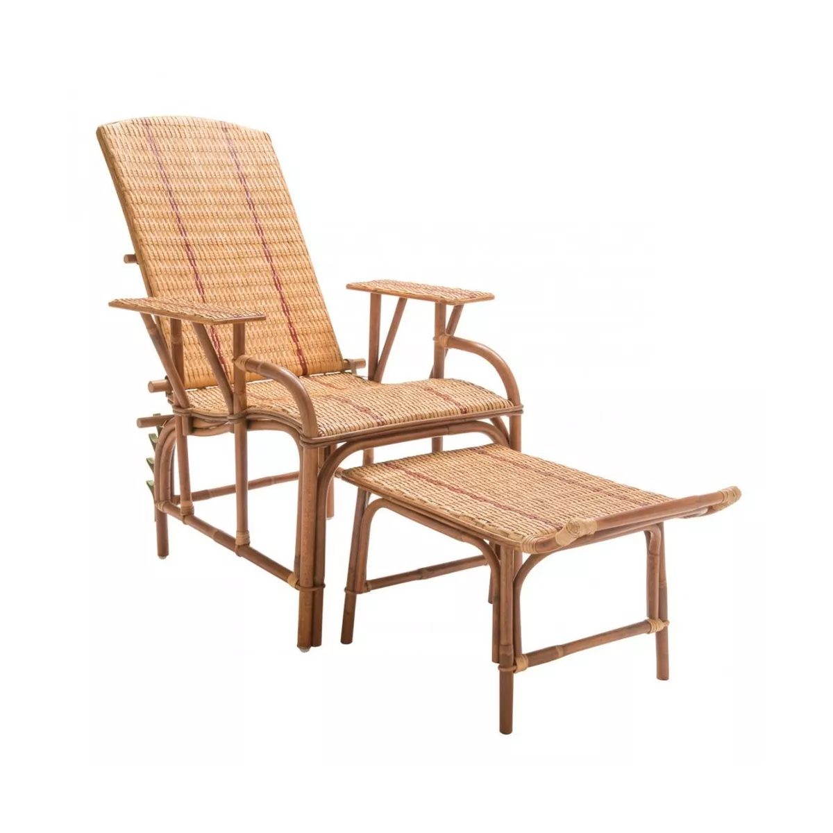 Chaise Longue Bagatelle en Rotin