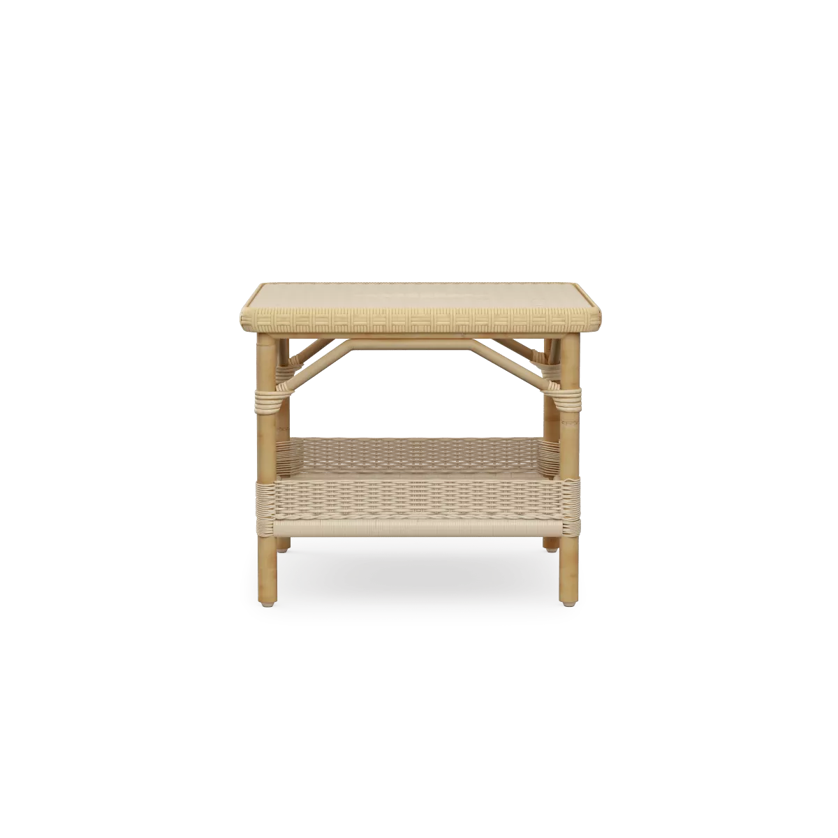 Table Basse Carrée Nantucket Rotin naturel