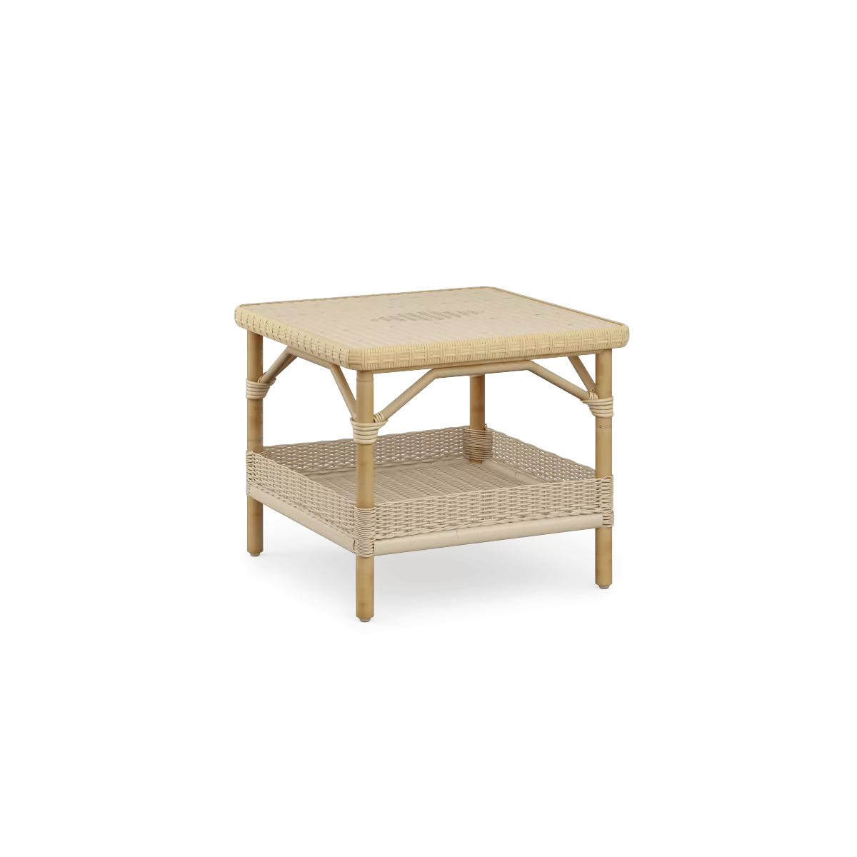 Table Basse Carrée Nantucket Rotin naturel
