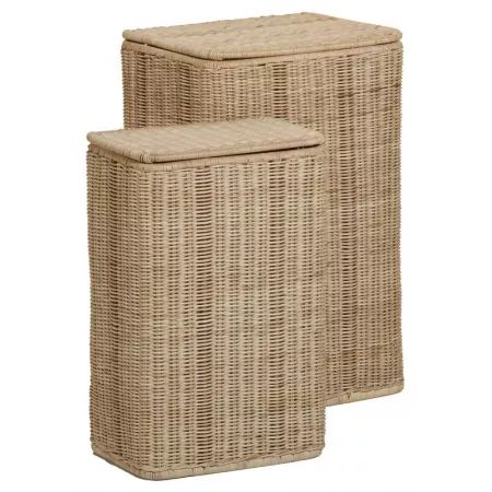 Panière Linge Rectangulaire 40x30 Rotin Naturel