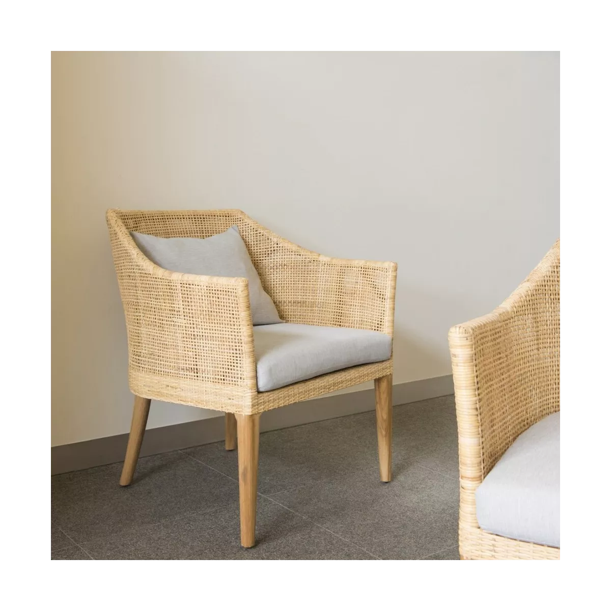 Fauteuil Saigon en rotin