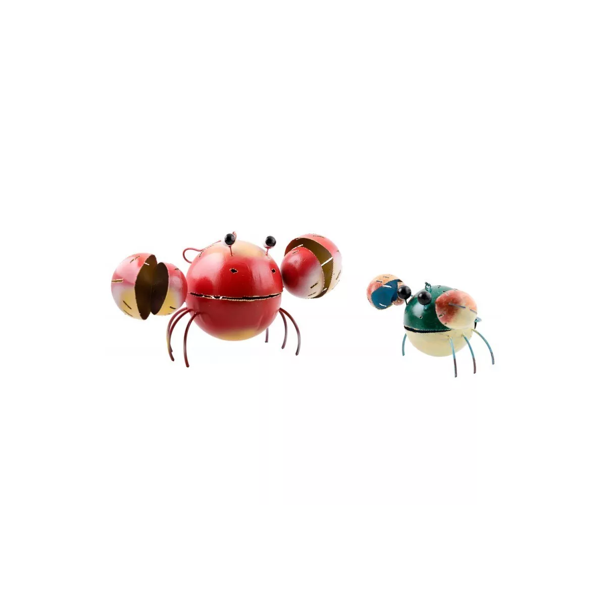 Lanterne Métal Crabe Vert