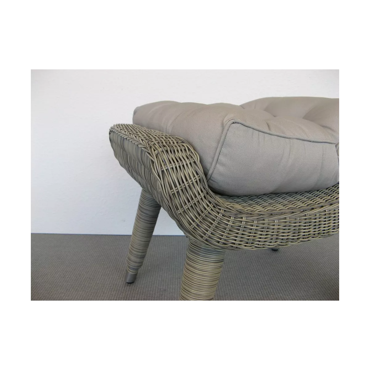 Pouf Vino Résine Gris
