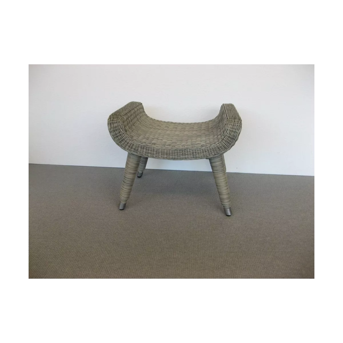 Pouf Vino Résine Gris