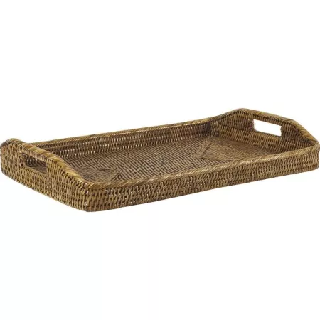 Plateauen Rotin Antique 52x36