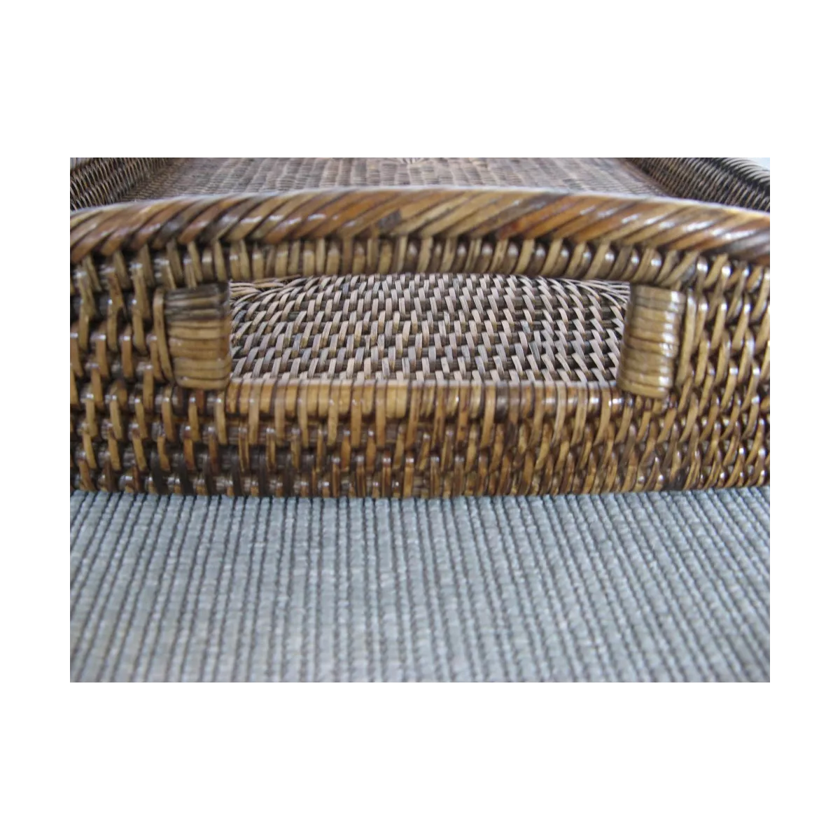Plateauen Rotin Antique 52x36