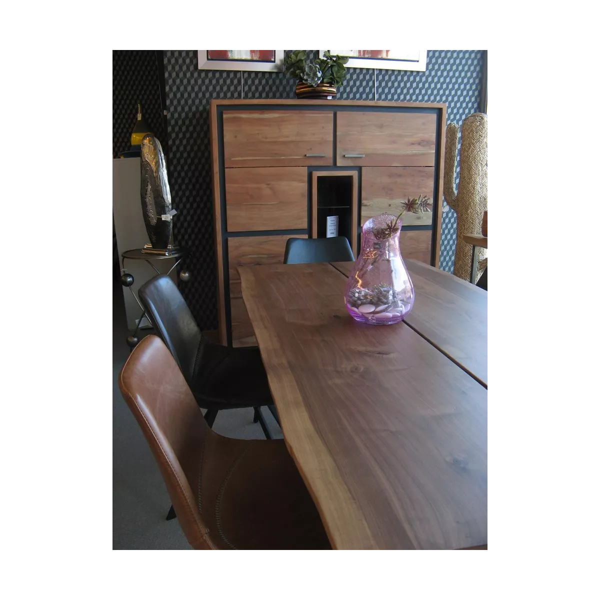 Vase Transparent Piperi Rose