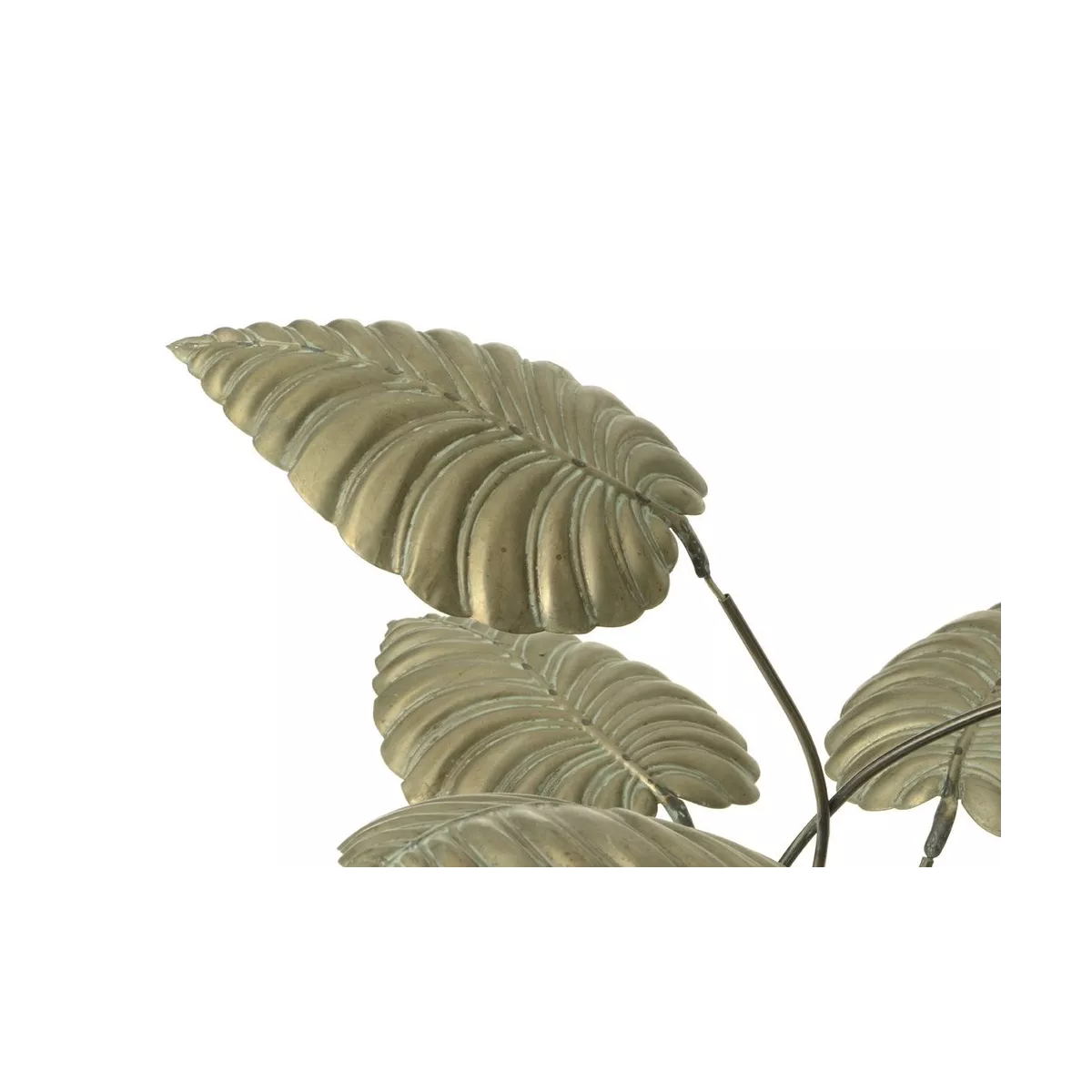 Statue Décor Pot de Fleur en Métal Alocasia 127cm