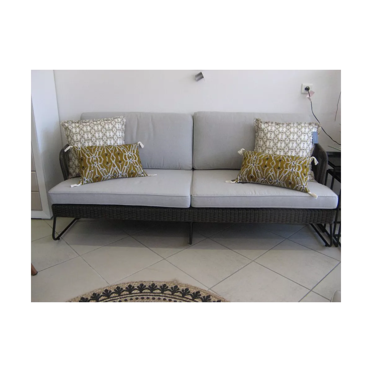 Coussin Tess Brodé 50x30