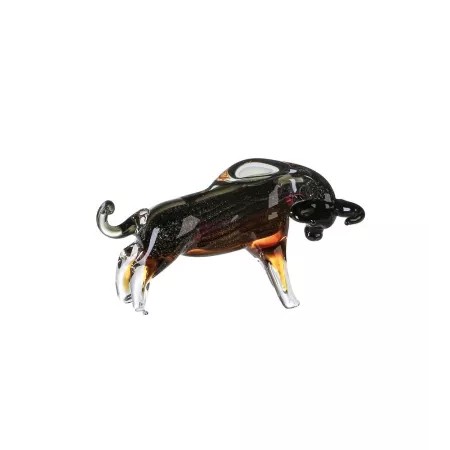 Taureau en pate de verre