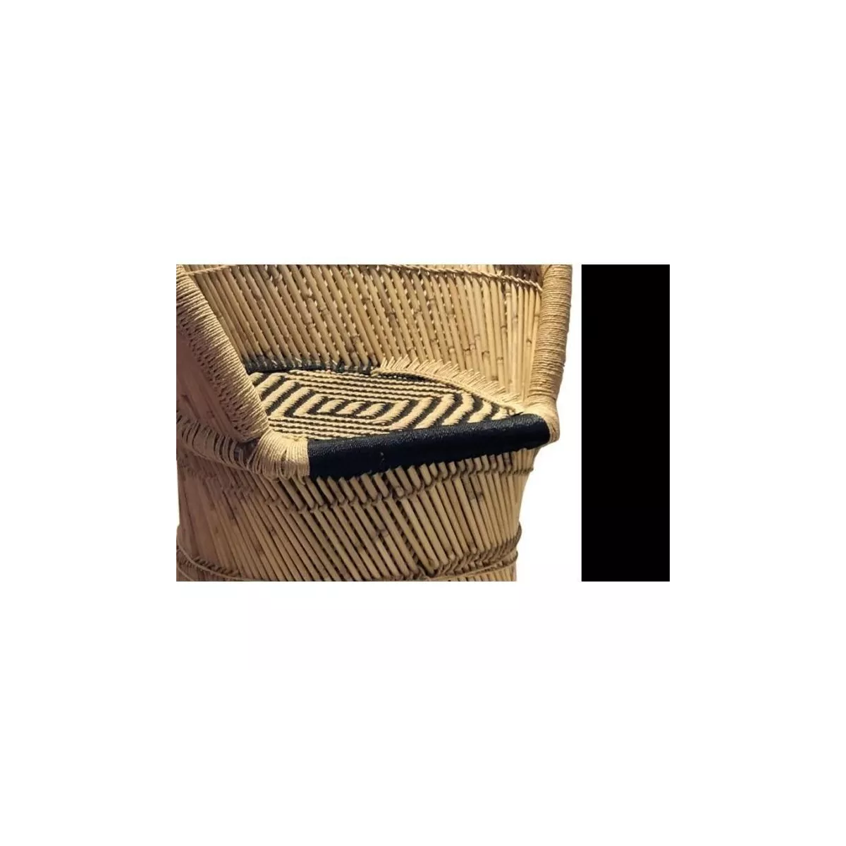 Fauteuil en Roseau