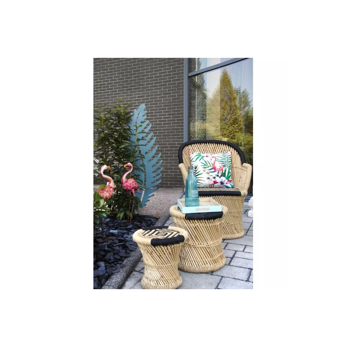 Fauteuil en Roseau
