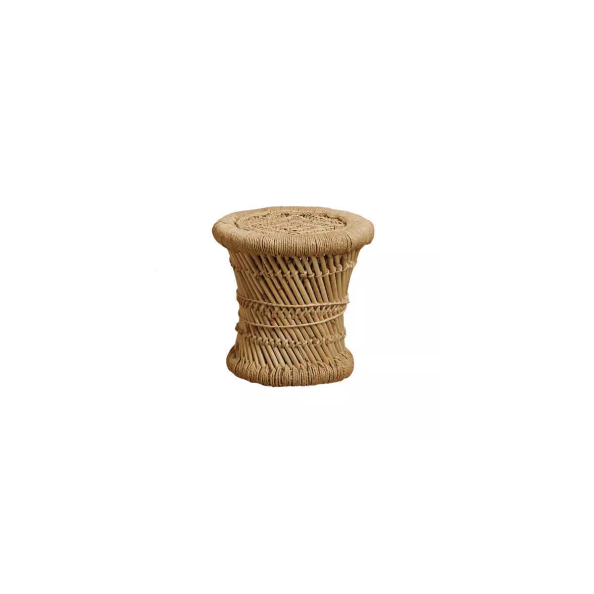Tabouret Tam Tam en Roseau 30x30