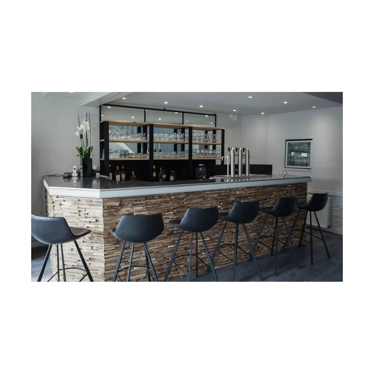 Tabouret de bar Happy Noir