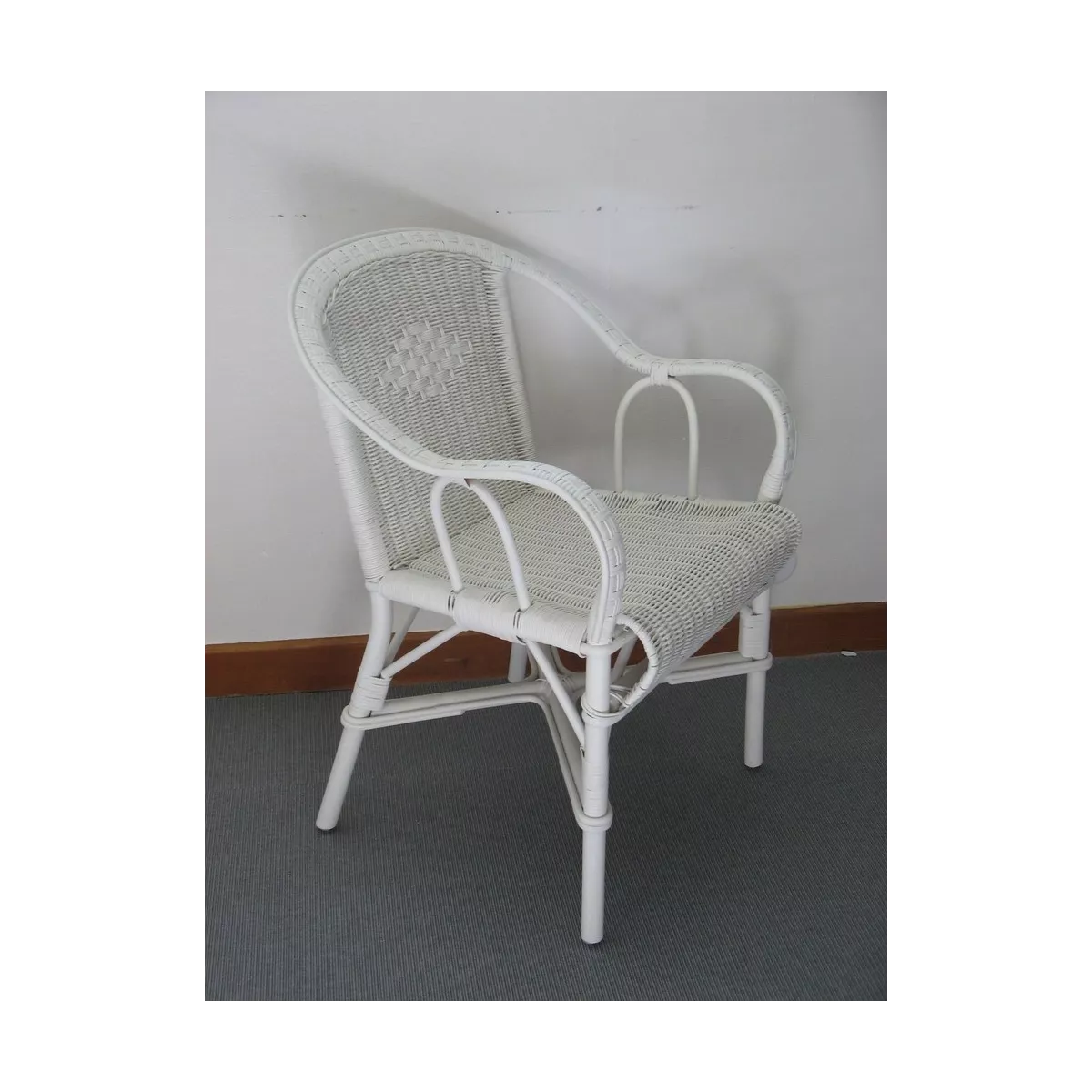 Fauteuil Grand Père Blanc