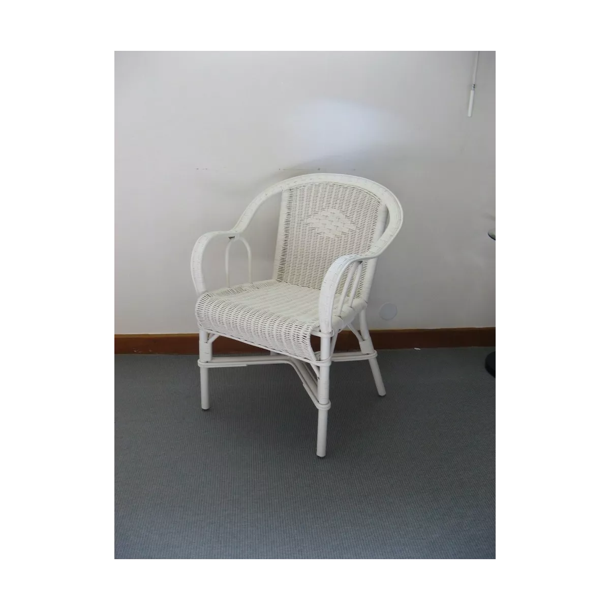 Fauteuil Grand Père Blanc