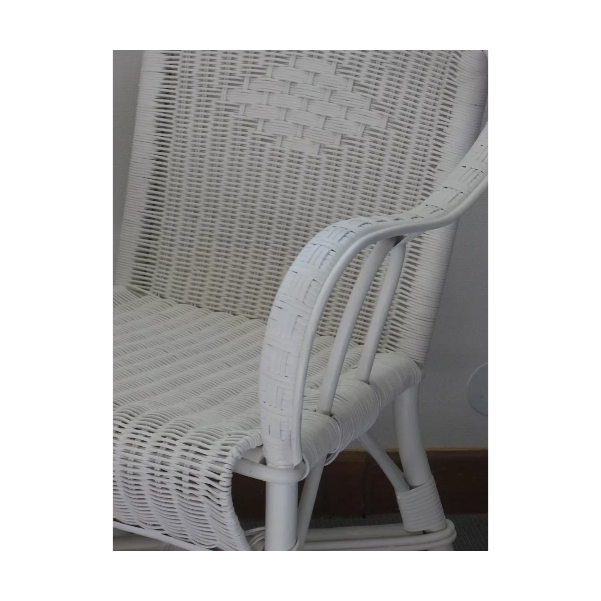 Fauteuil Grand Père Blanc
