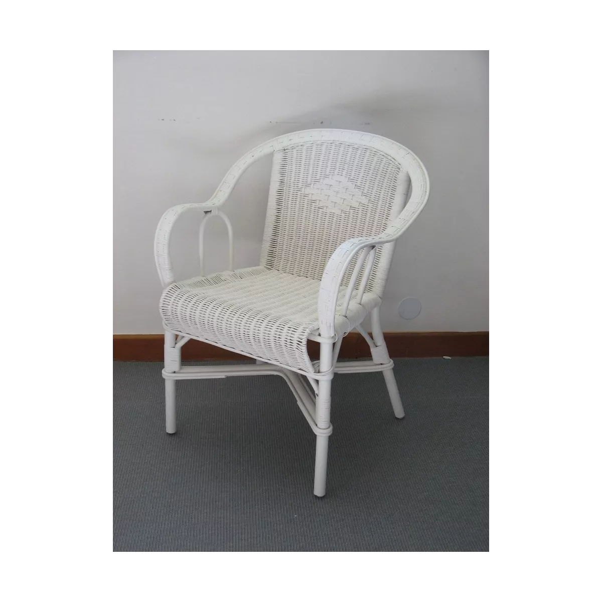 Fauteuil Grand Père Blanc