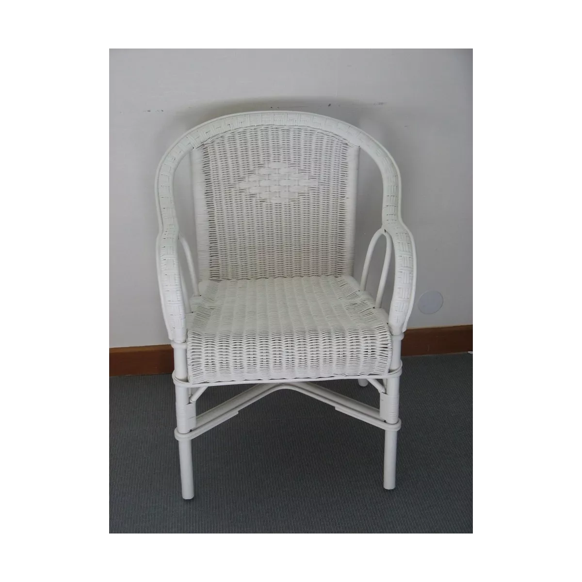 Fauteuil Grand Père Blanc