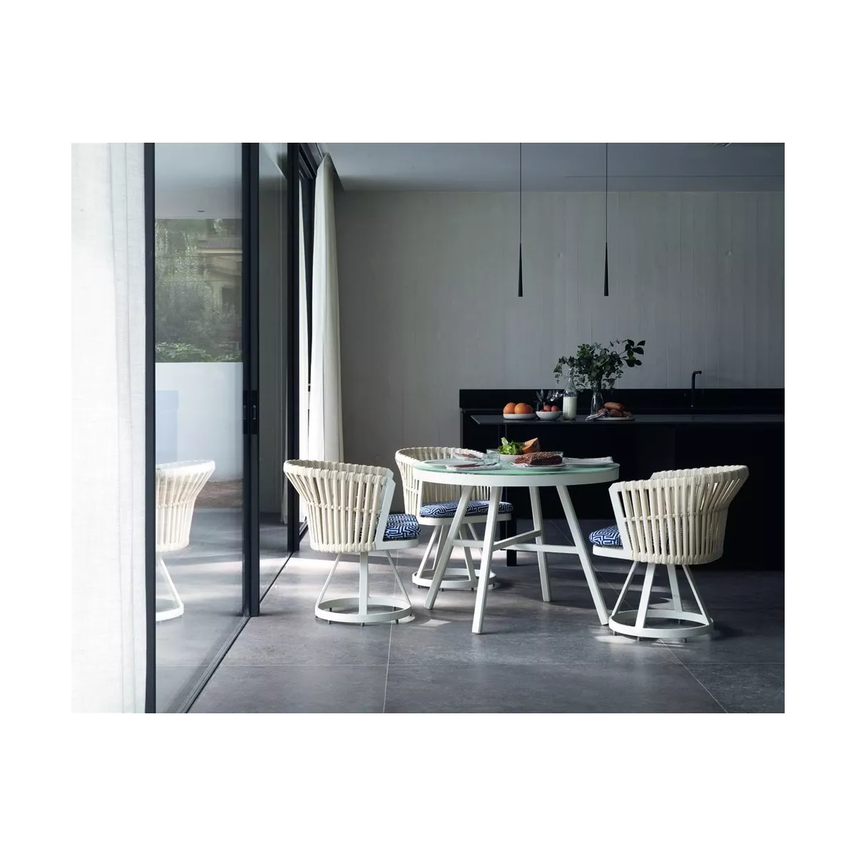 Fauteuil de repas d'extérieur Cires