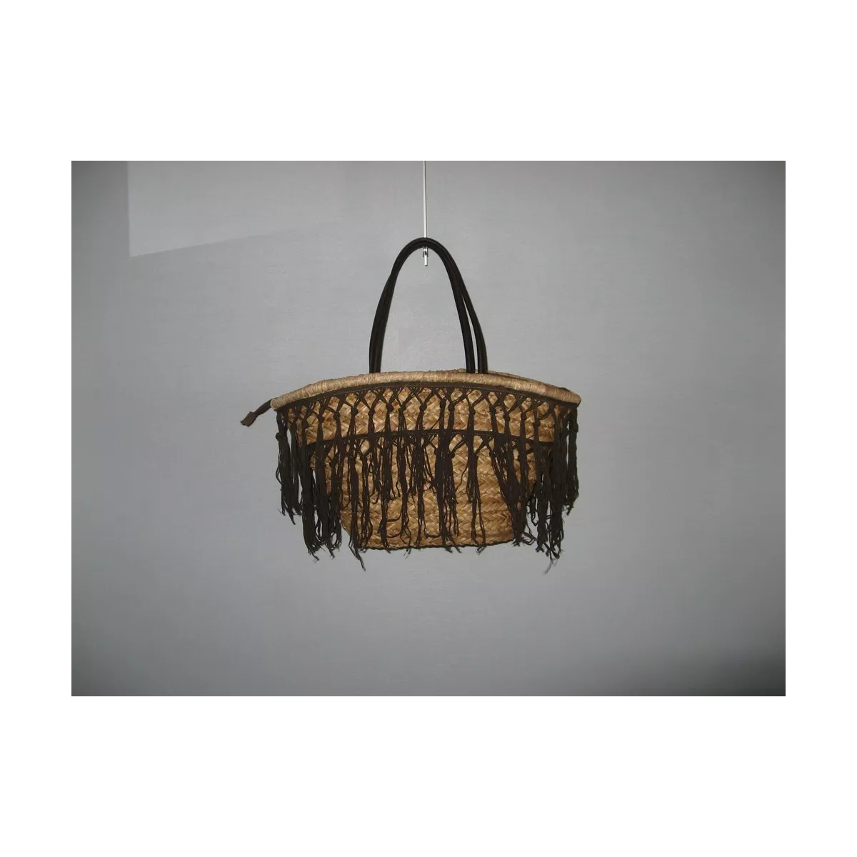 Sac avec Frange Chocolat