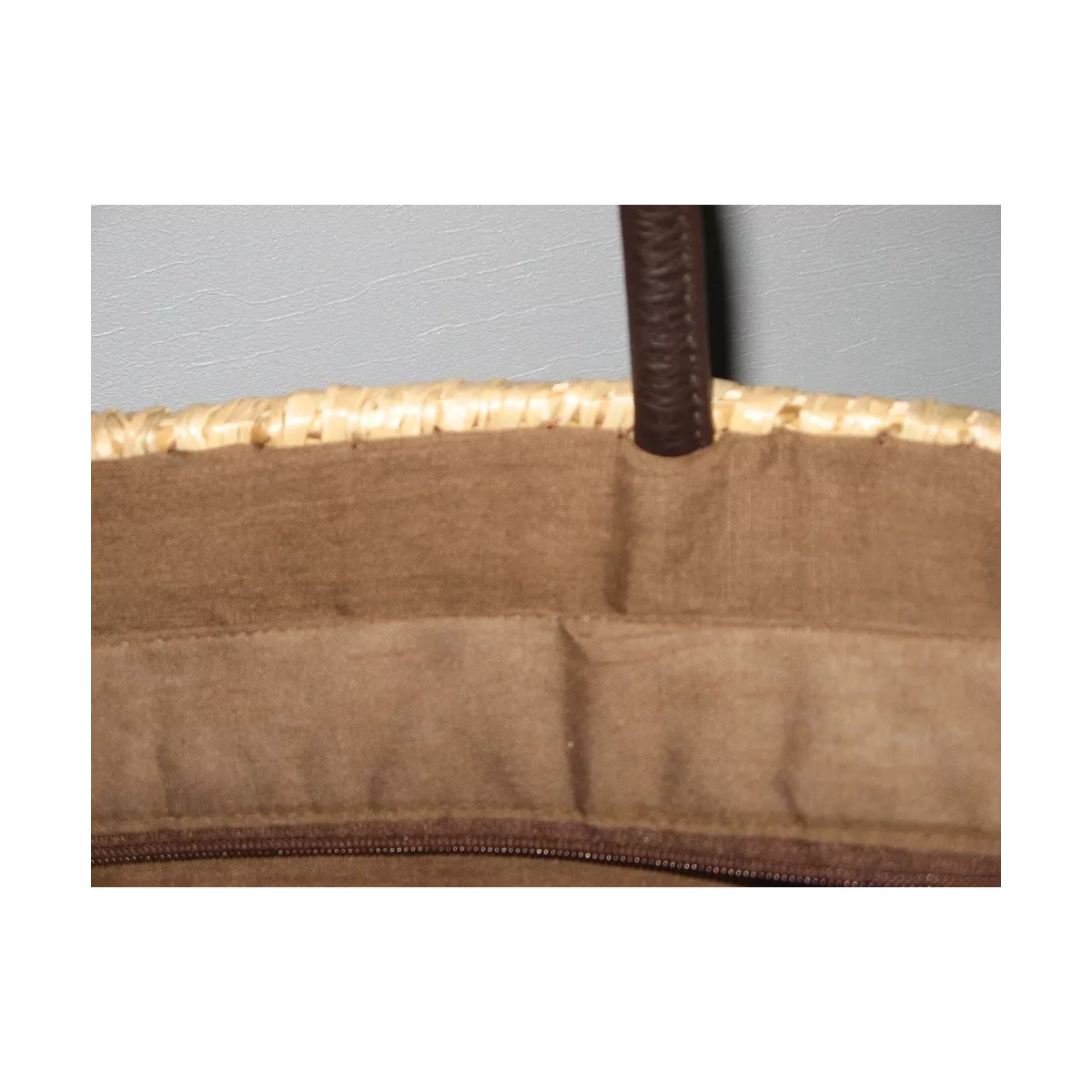Sac avec Frange Chocolat