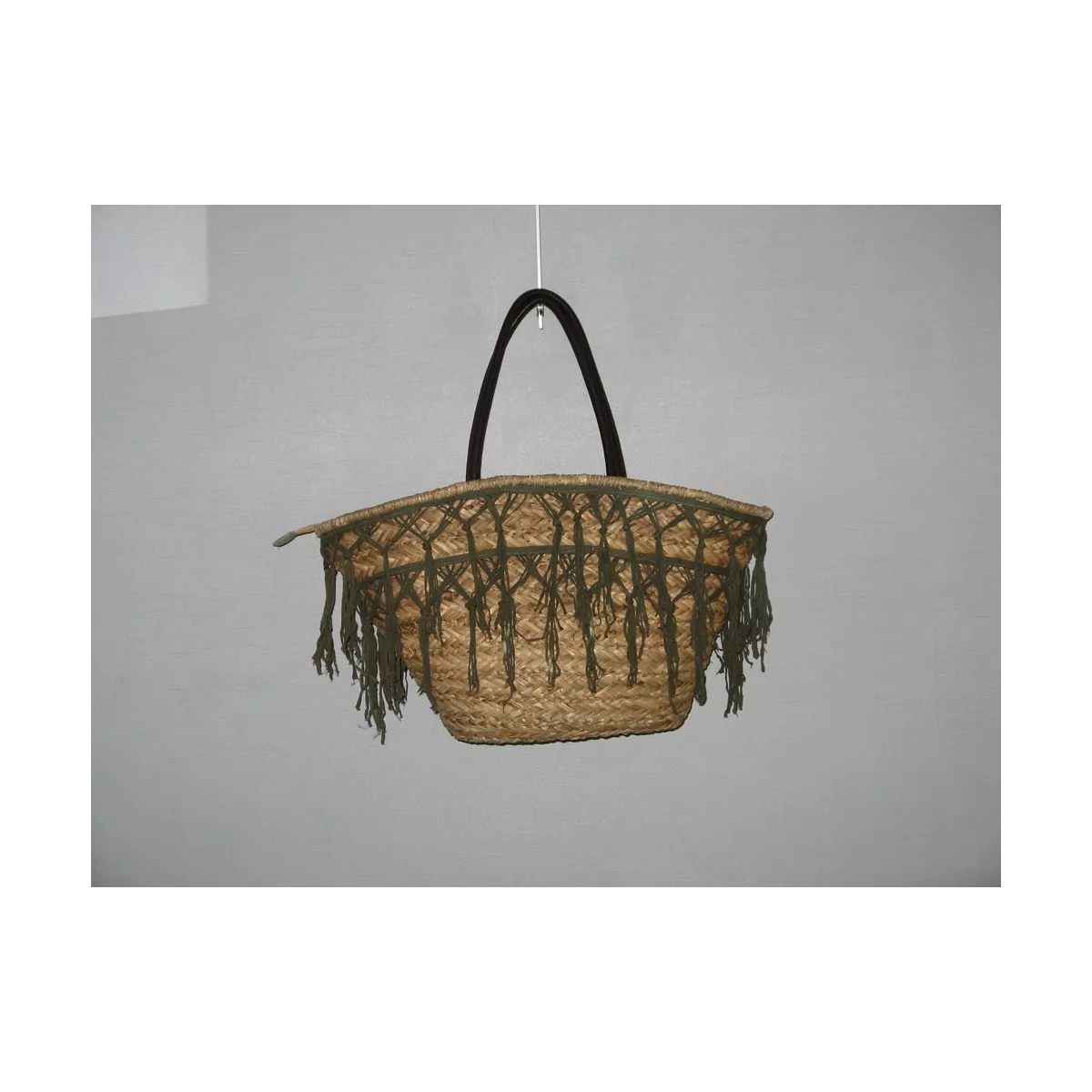 Sac avec Frange Kaki