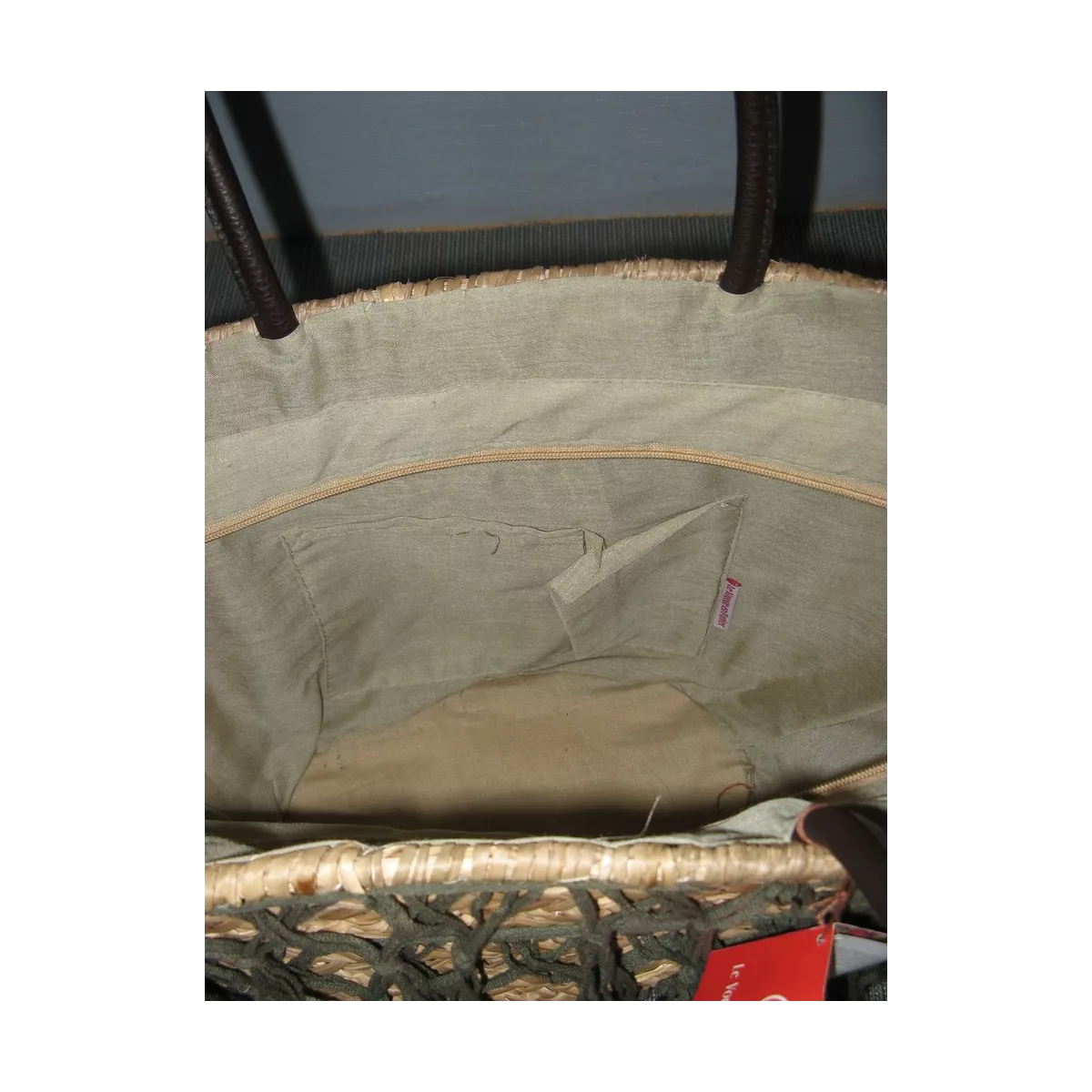 Sac avec Frange Kaki