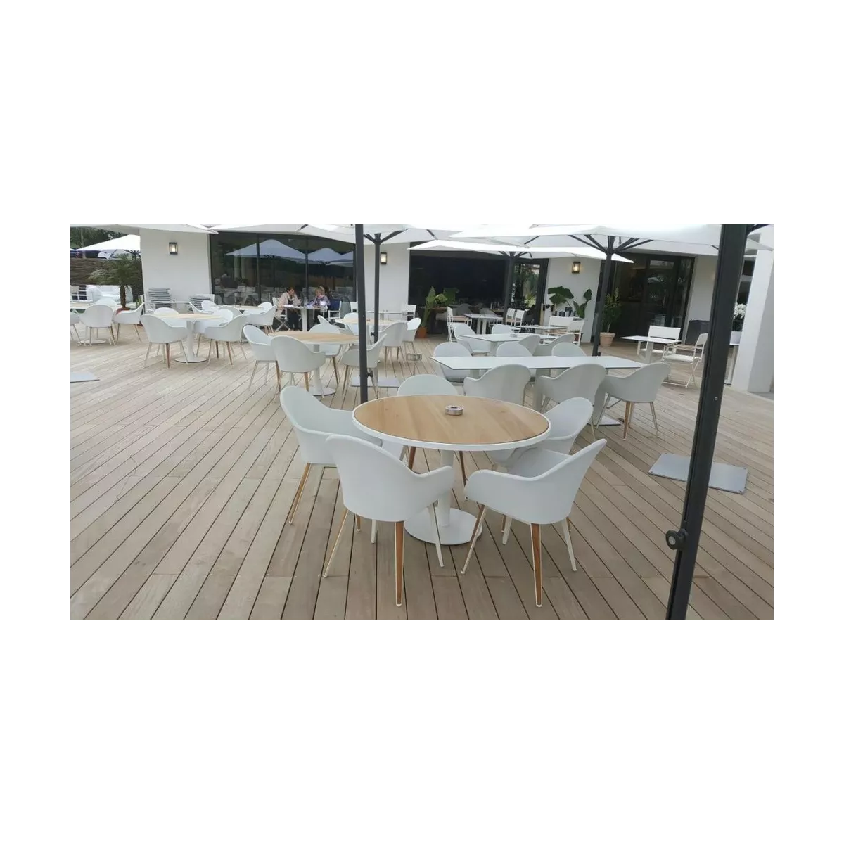 Fauteuil de Table Maxim Blanc