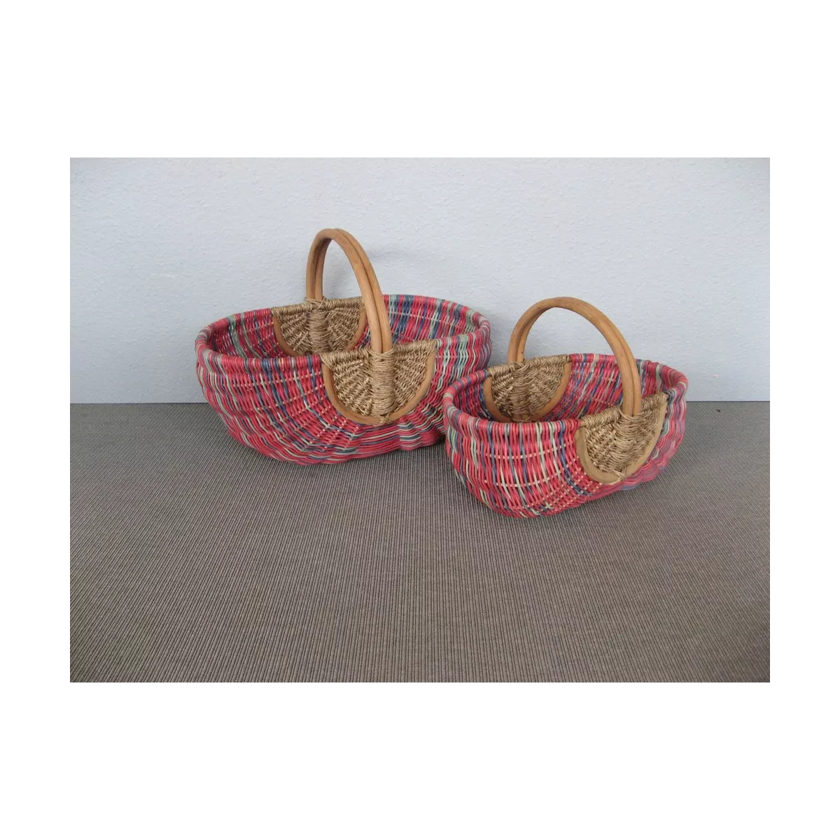 Panier Rose Violet 49x32