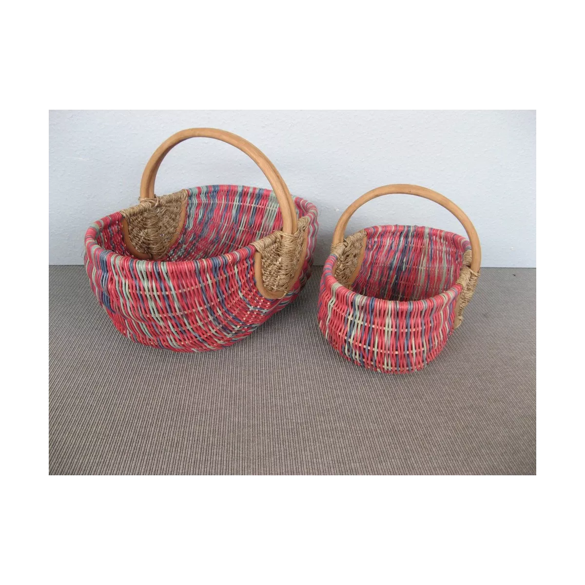 Panier Rose Violet 49x32