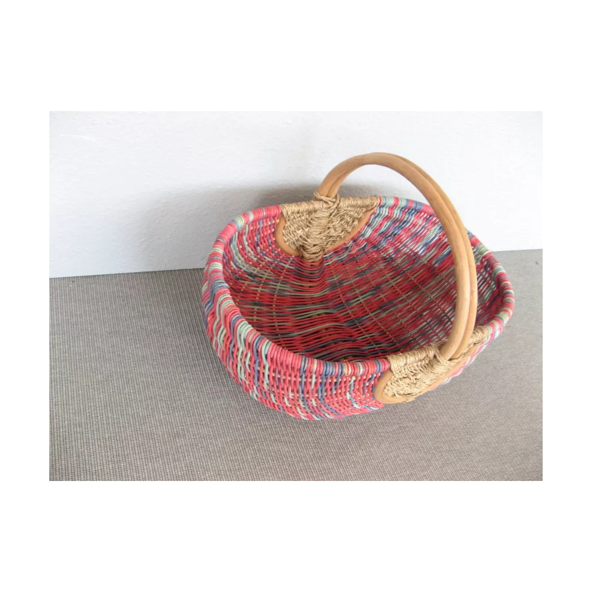 Panier Rose Violet 49x32
