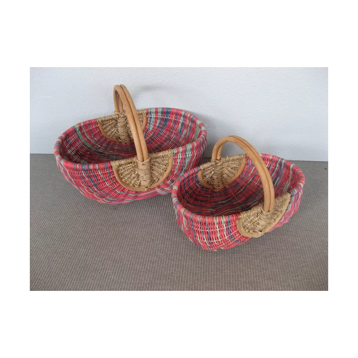 Panier Rose 39x24