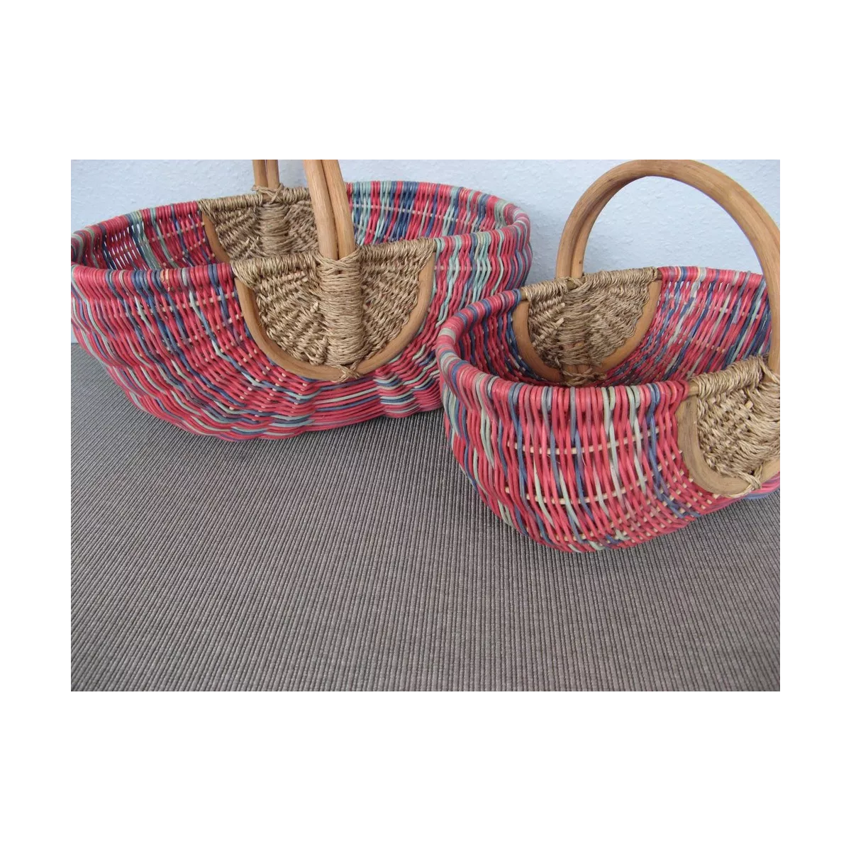 Panier Rose 39x24