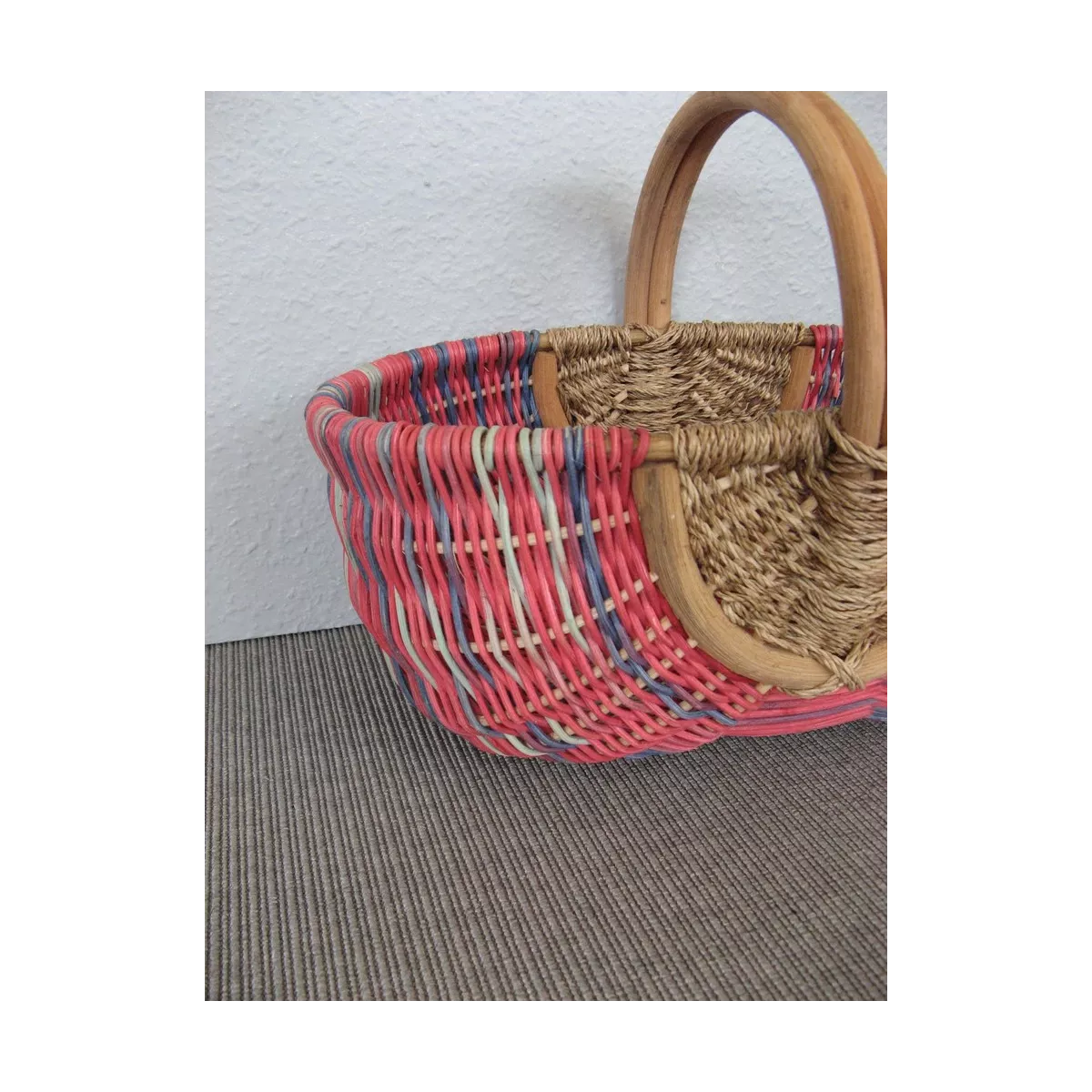 Panier Rose 39x24