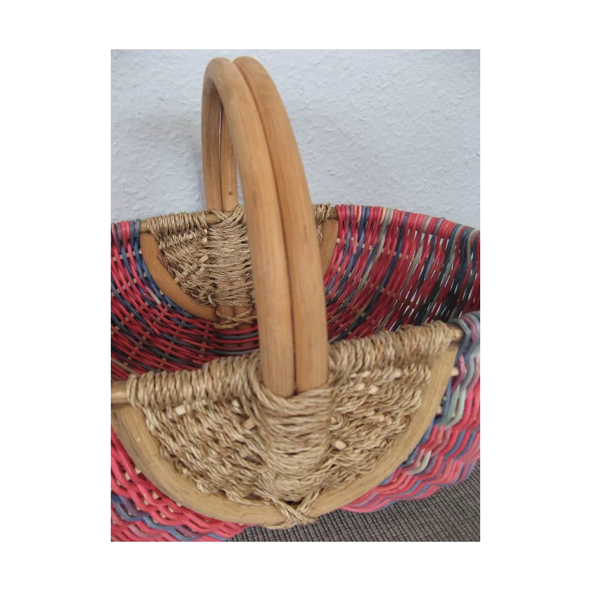 Panier Rose 39x24