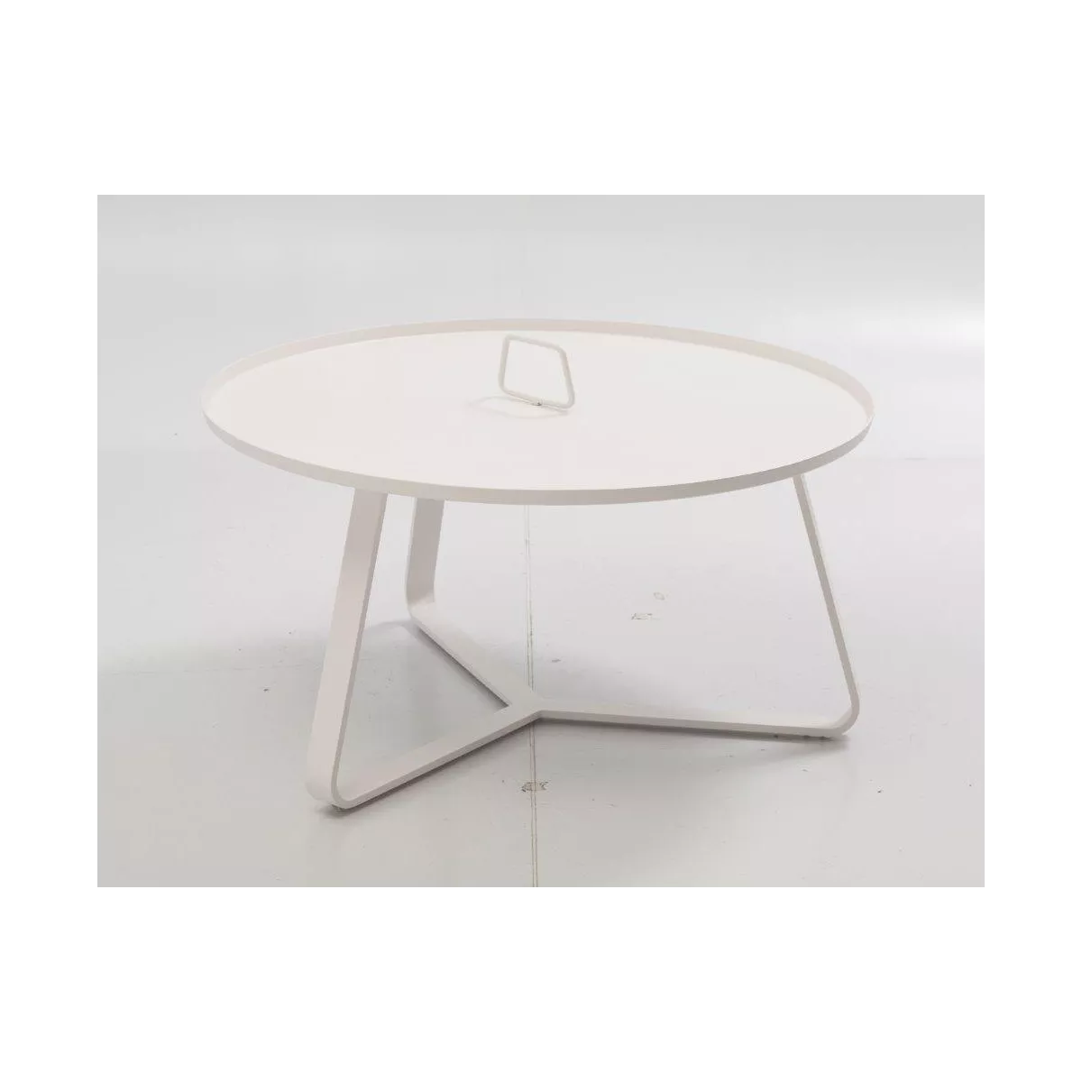 Table Basse Cannes 80cm Blanc