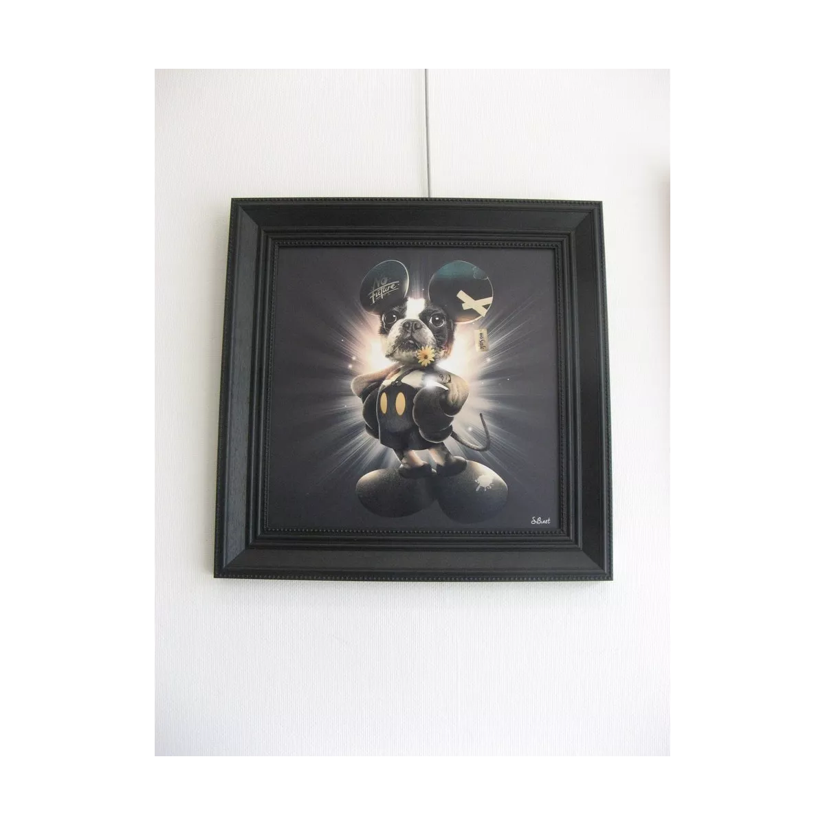 Tableau Binet Mickey Chien